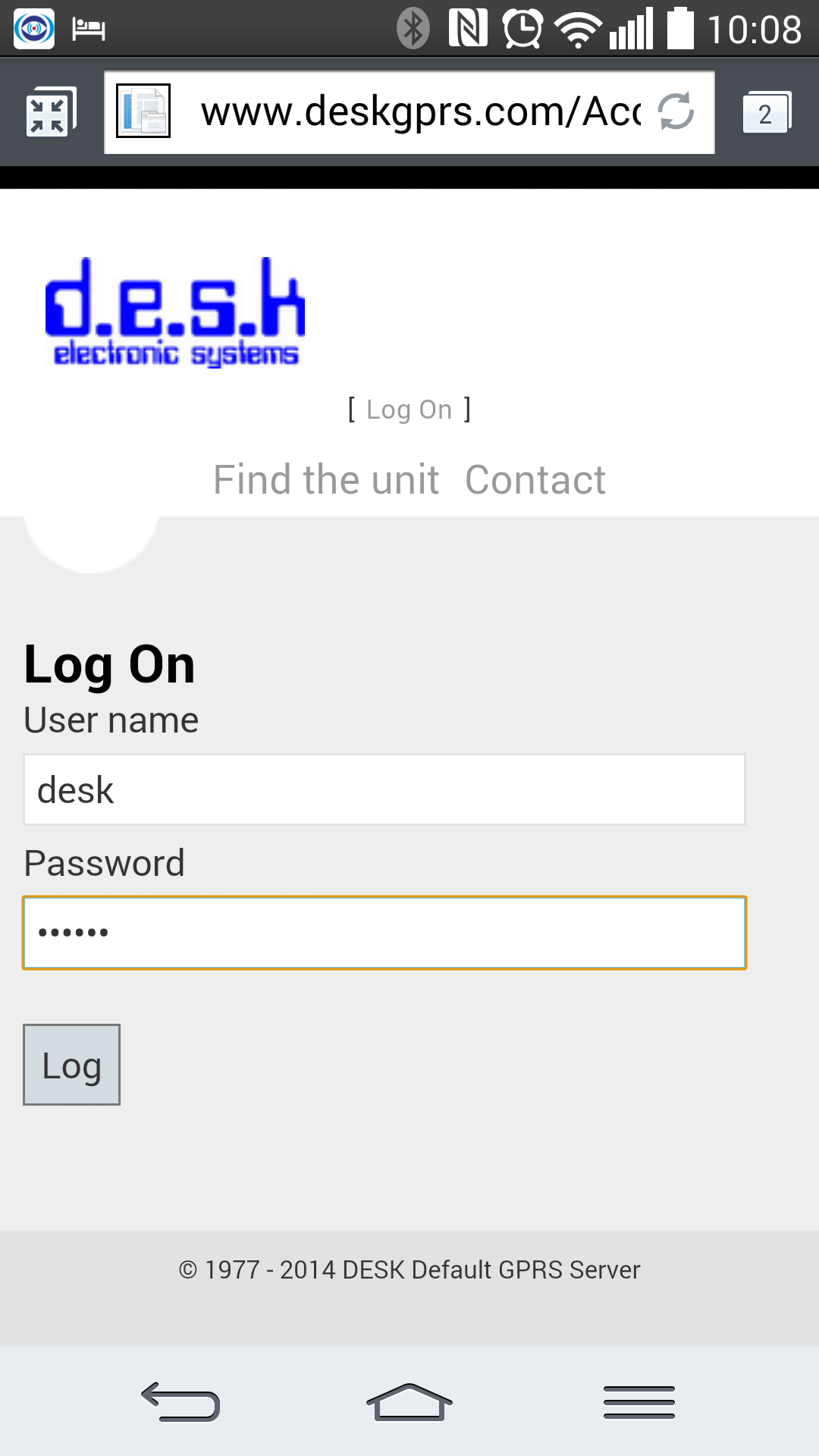 Login